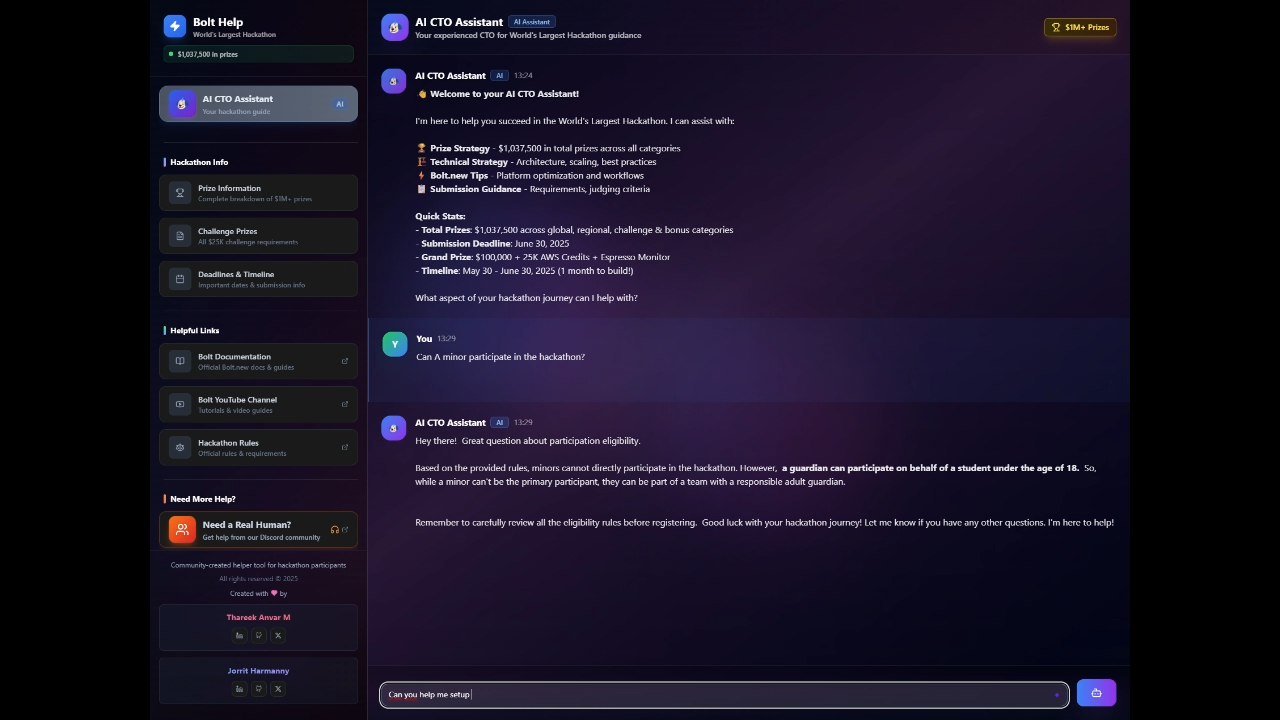 AI CTO Assistant — Hackathon